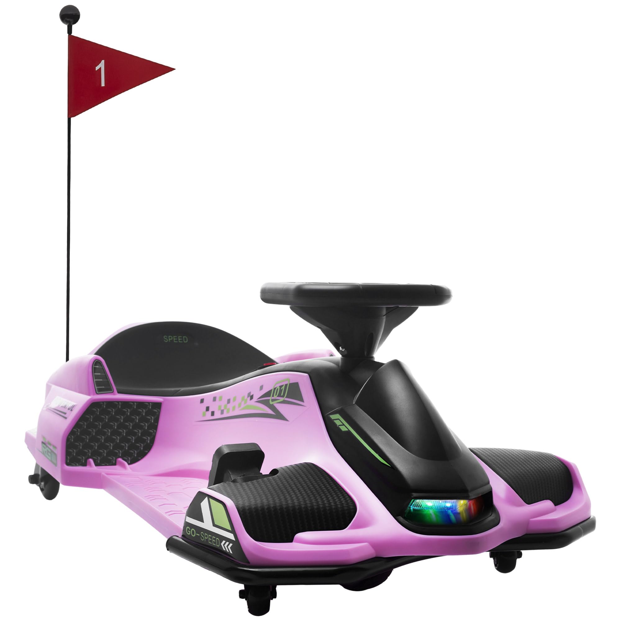 Amazon.com: Aosom 12V Electric Go Kart 5 MPH Drifting Go Kart for